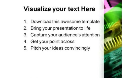 Abstract And Gears Background PowerPoint Themes And PowerPoint Slides 0411