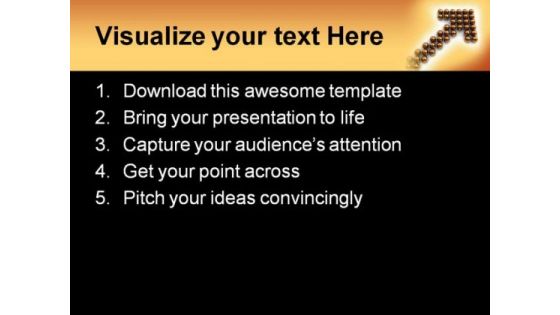 Abstract Arrow Leadership PowerPoint Themes And PowerPoint Slides 0411