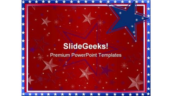 Abstract Background Americana PowerPoint Templates And PowerPoint Backgrounds 0711