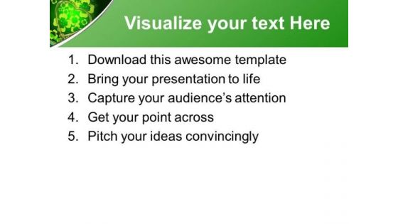 Abstract Background Design With Green Color PowerPoint Templates Ppt Backgrounds For Slides 0613