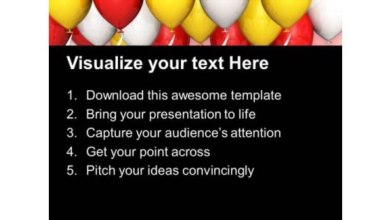 Abstract Background Of Balloons PowerPoint Templates Ppt Backgrounds For Slides 0613