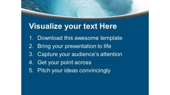 Abstract Background With Sea Wave PowerPoint Templates Ppt Backgrounds For Slides 0513