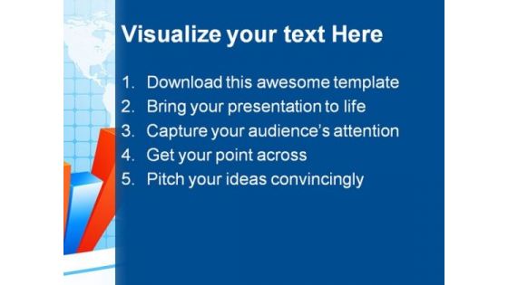 Abstract Bar Graph Business PowerPoint Themes And PowerPoint Slides 0811