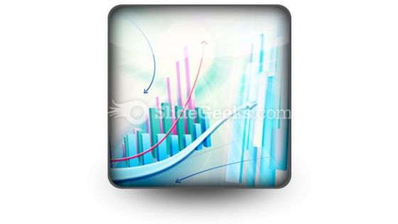 Abstract Business Graph PowerPoint Icon S Abstract Business Graph PowerPoint Icon S