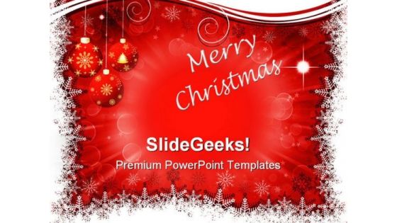 Abstract Christmas Background PowerPoint Templates And PowerPoint Backgrounds 0411