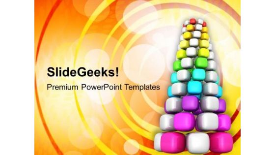 Abstract Christmas Tree Holidays PowerPoint Templates Ppt Backgrounds For Slides 1212