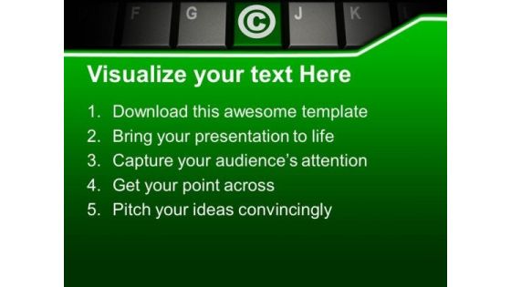 Abstract Clear On Keyboard PowerPoint Templates And PowerPoint Themes 0912
