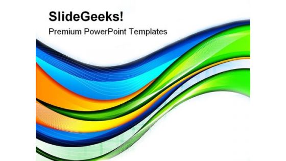 Abstract Colorful Waves Background PowerPoint Templates And PowerPoint Backgrounds 0311