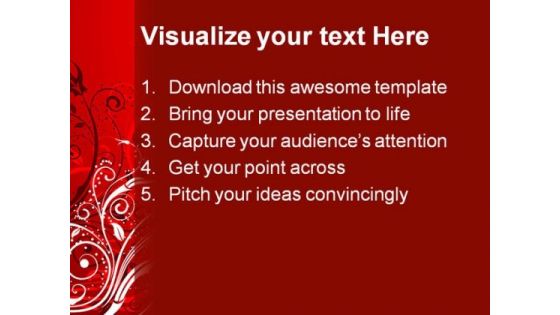 Abstract Floral Background PowerPoint Templates And PowerPoint Backgrounds 0411