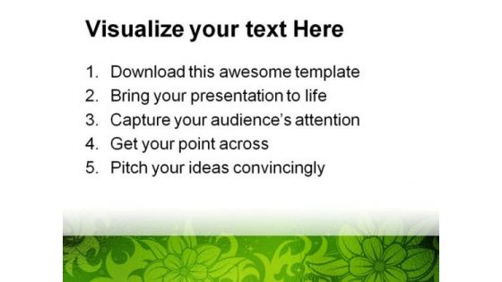 Abstract Green Background Design PowerPoint Themes And PowerPoint Slides 0511