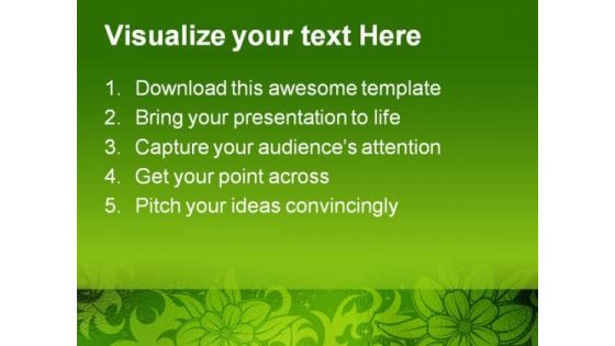 Abstract Green Background Design PowerPoint Themes And PowerPoint Slides 0511