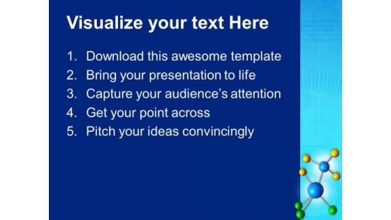 Abstract Molecular Structure PowerPoint Templates Ppt Backgrounds For Slides 0413