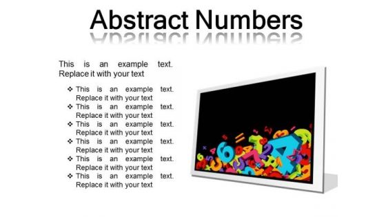 Abstract Numbers Education PowerPoint Presentation Slides F