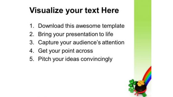 Abstract Of St Patricks Day PowerPoint Templates Ppt Backgrounds For Slides 0313