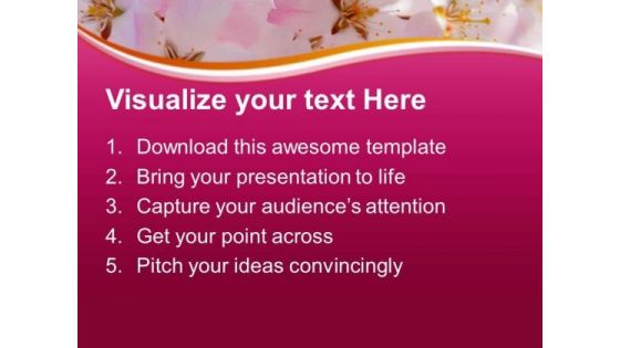 Abstract Pink Floral Background PowerPoint Templates Ppt Backgrounds For Slides 0413