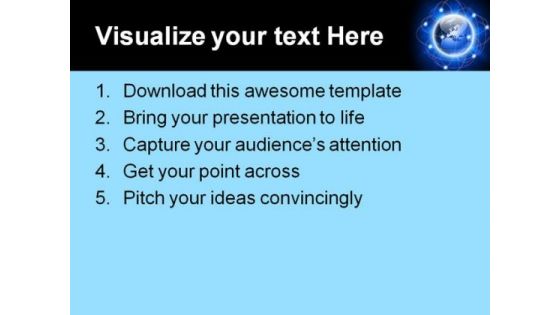 Abstract Social Network Globe PowerPoint Themes And PowerPoint Slides 0411
