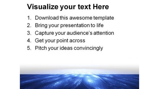 Abstract Water And Sky Globe PowerPoint Themes And PowerPoint Slides 0411