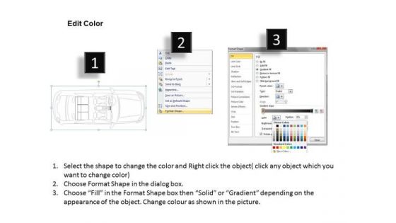 Acceleration Blue Family Car Top View PowerPoint Slides And Ppt Diagram Templates