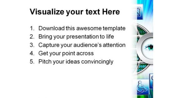 Access All Areas Internet PowerPoint Themes And PowerPoint Slides 0511