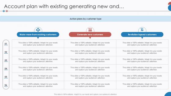 Account Plan With Existing Generating New And PPT Example SS