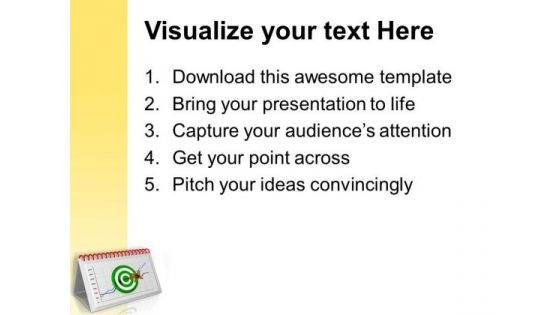 Achieve Monthly Target PowerPoint Templates Ppt Backgrounds For Slides 0513