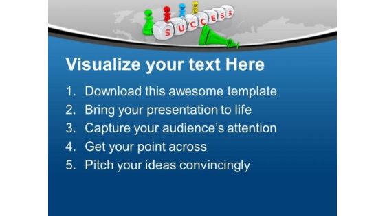 Achieve Success By Teamwork PowerPoint Templates Ppt Backgrounds For Slides 0413