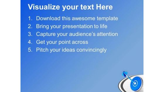 Achieve The Target For Business Growth PowerPoint Templates Ppt Backgrounds For Slides 0513