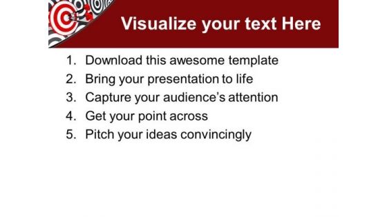 Achieve Your Target In Business PowerPoint Templates Ppt Backgrounds For Slides 0413