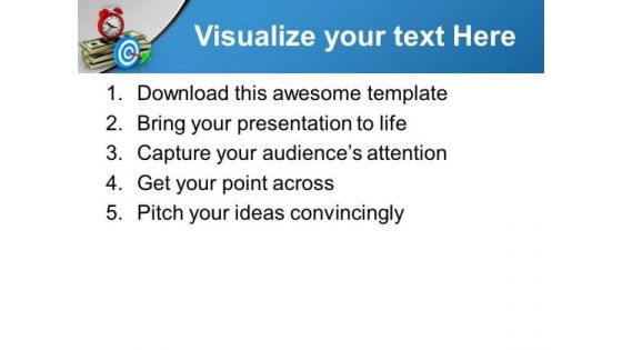 Achieve Your Target On Time PowerPoint Templates Ppt Backgrounds For Slides 0513