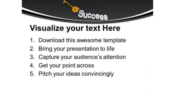 Achieved Target Business Success PowerPoint Templates Ppt Backgrounds For Slides 0213