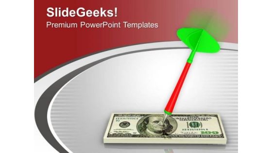 Achieved The Target Business PowerPoint Templates Ppt Backgrounds For Slides 0313