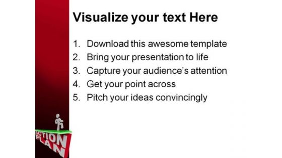 Action Plan People PowerPoint Template 1010