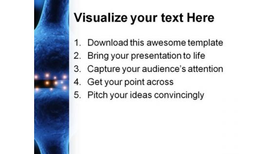Active Receptor Science PowerPoint Template 0810