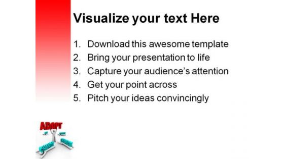 Adapt Change Business PowerPoint Backgrounds And Templates 1210