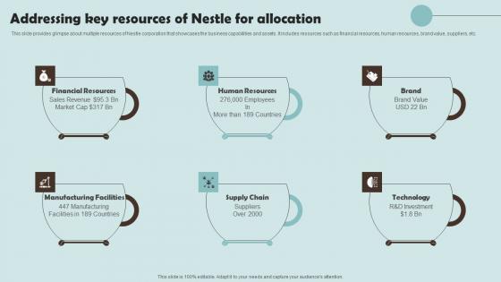 Addressing Key Resources Of Nestle For Allocation Outline Of Nestle Management Structure Pdf