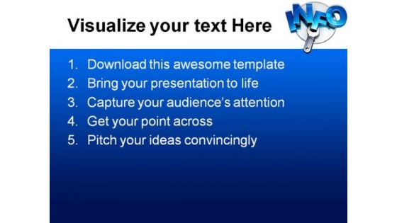 Adjusting The Information Business PowerPoint Templates And PowerPoint Backgrounds 0211