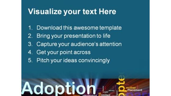 Adoption Family PowerPoint Templates And PowerPoint Backgrounds 0511