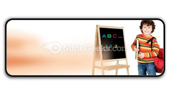 Adorable Child Studying PowerPoint Icon R