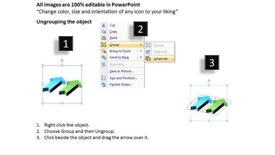 Advantage Of Parallel Processing 2 Arrow Same Direction PowerPoint Slides
