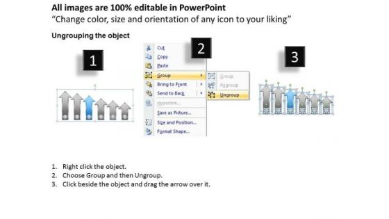 Advantage Of Parallel Processing 6 Arrows Demonstration PowerPoint Slide