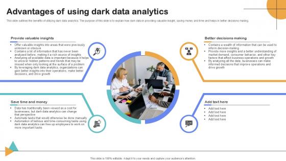 Advantages Of Using Dark Data Analytics Importance Of Unstructured Data Ppt Slide