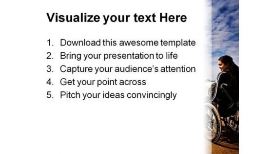 Adventure People Beach PowerPoint Background And Template 1210