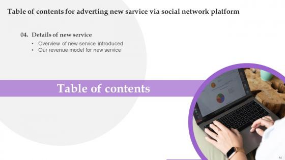 Advertising New Service Via Social Network Platforms Ppt Powerpoint Presentation Complete Deck