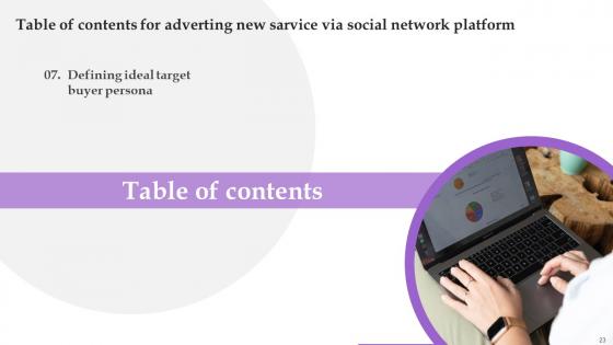 Advertising New Service Via Social Network Platforms Ppt Powerpoint Presentation Complete Deck