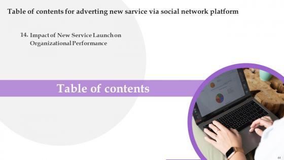 Advertising New Service Via Social Network Platforms Ppt Powerpoint Presentation Complete Deck