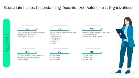 Agenda Blockchain Basics Understanding Decentralized Autonomous Ppt Slides BCT SS V