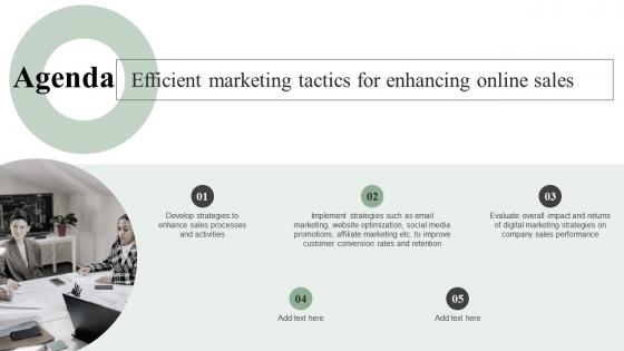 Agenda Efficient Marketing Tactics For Enhancing Online Sales Summary Pdf Agenda Efficient Marketing Tactics For Enhancing Online Sales Summary Pdf