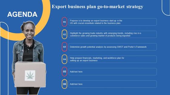 Agenda Export Business Plan Go To Market Strategy Inspiration Pdf Agenda Export Business Plan Go To Market Strategy Inspiration Pdf