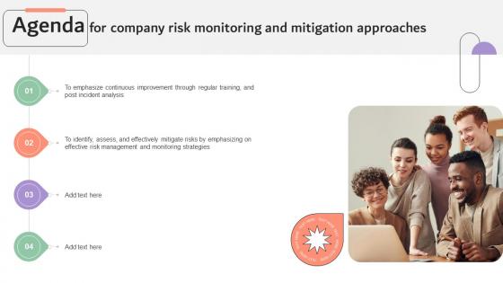Agenda For Company Risk Monitoring And Mitigation Approaches DTE SS V Agenda For Company Risk Monitoring And Mitigation Approaches DTE SS V