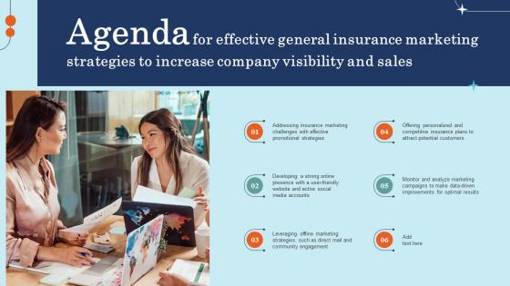 Agenda For Effective General Insurance Marketing Strategies Increase Company Visibility Sales Rules Pdf